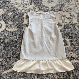Jcrew tank with ruffle bottom